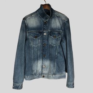 All Saints Women’s Denim Inverness Jacket